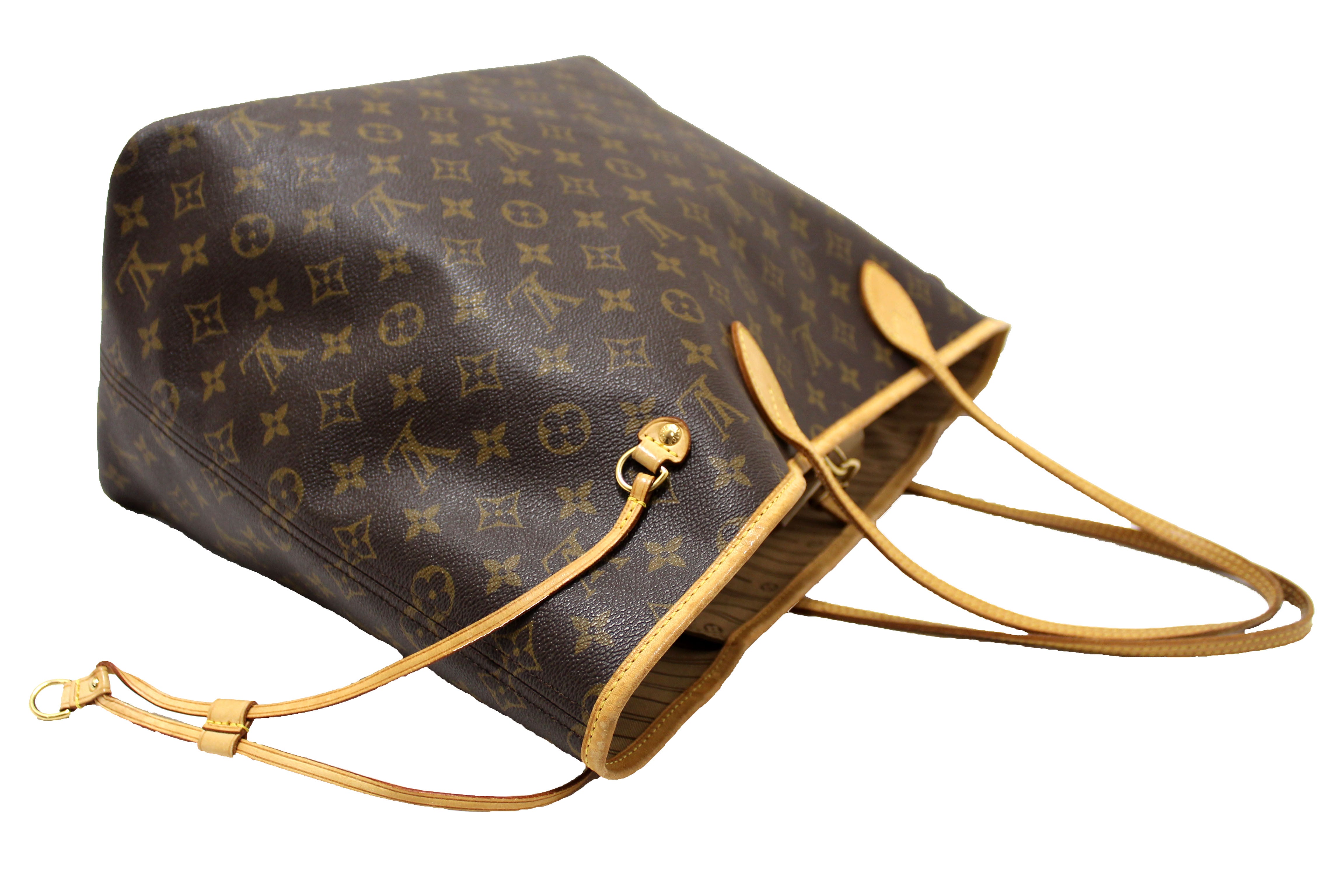 Authentic Louis Vuitton Neverfull GM Tote Bag - Classic Monogram Canvas, Spacious Shoulder Bag for Women | Perfect for Work, Travel & Everyday Use