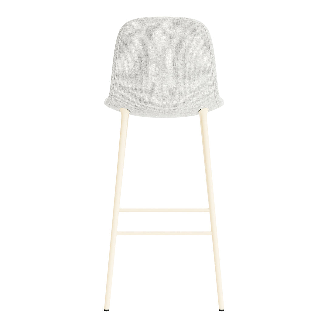 Modern Form Bar Chair - Fully Upholstered Counter Stool with Comfortable Seat - Perfect for Kitchen Islands, Breakfast Bars & Home Bars