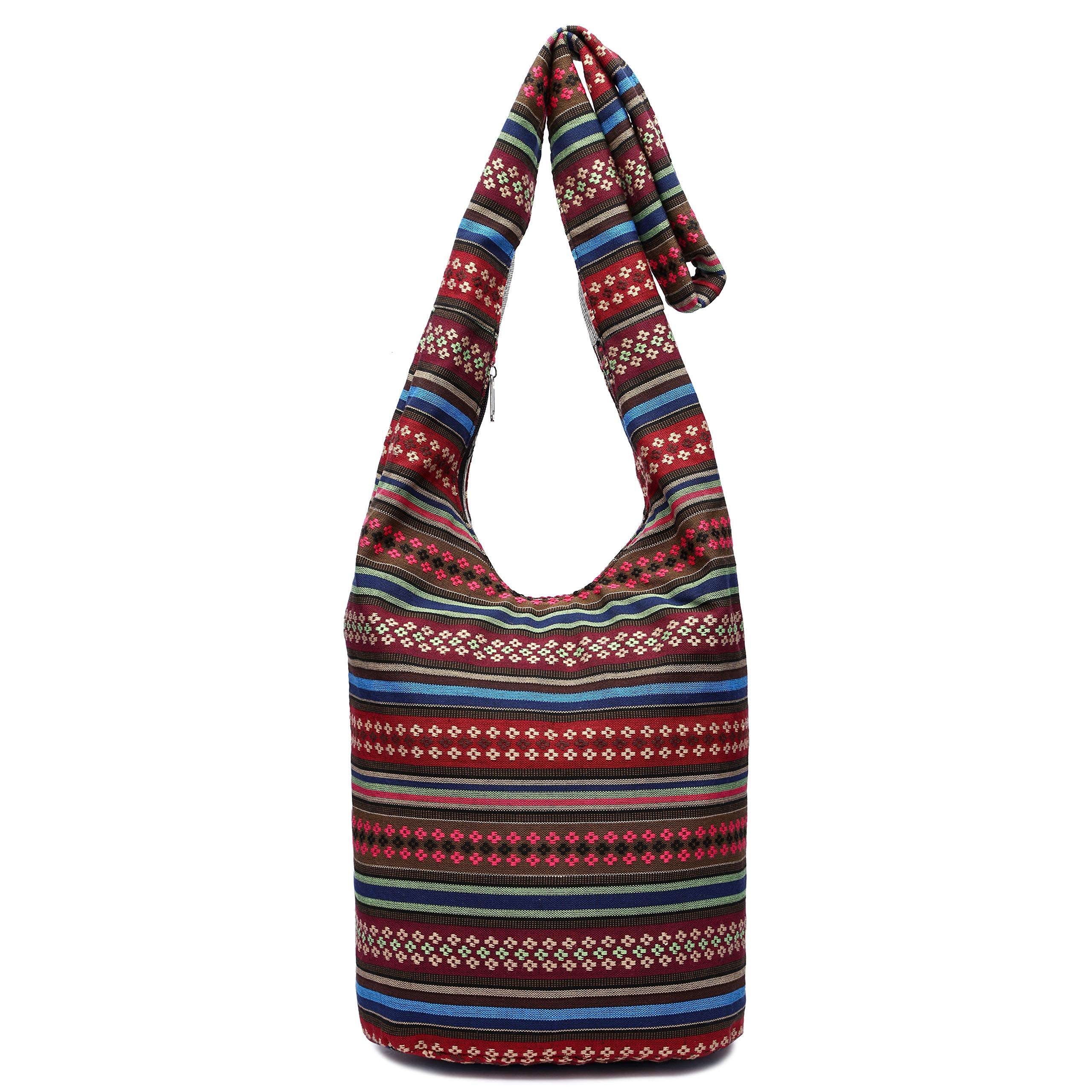 Stylish Women's Bohemian Crossbody Bag - Fashionable Canvas Shoulder Handbag with Animal Print for Everyday Use, Travel & Casual Outings