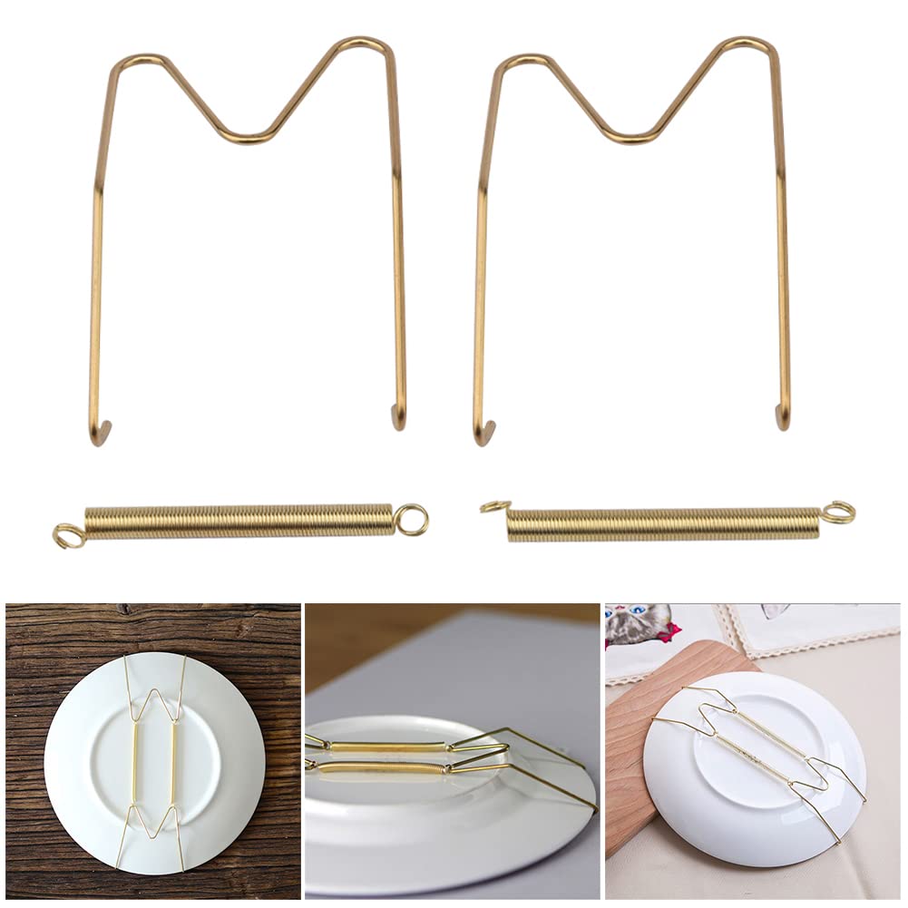 Stainless Steel Plate Hanger for Wall - Heavy Duty 6/8/10/12/14/16 Inch Decorative Plate Holder with Mounting Hardware - Perfect for Displaying Platters, Plates & Wall Decor (12 Inch) - Ideal for Kitchens, Dining Rooms & Home Decor