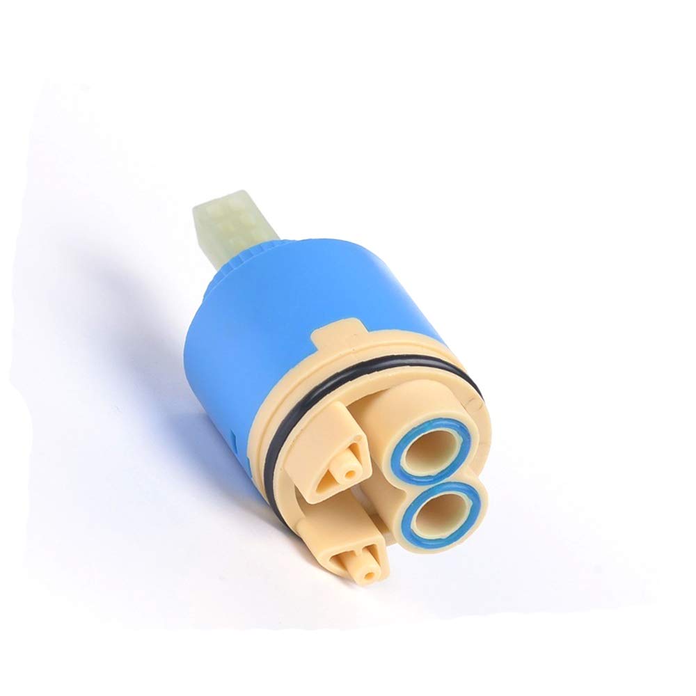 Ceramic Disc Cartridge Replacement for Kitchen Faucet - 35mm Blue Square Single Lever Type-B - Perfect for Leaky Taps, Sink Repairs & DIY Plumbing Projects