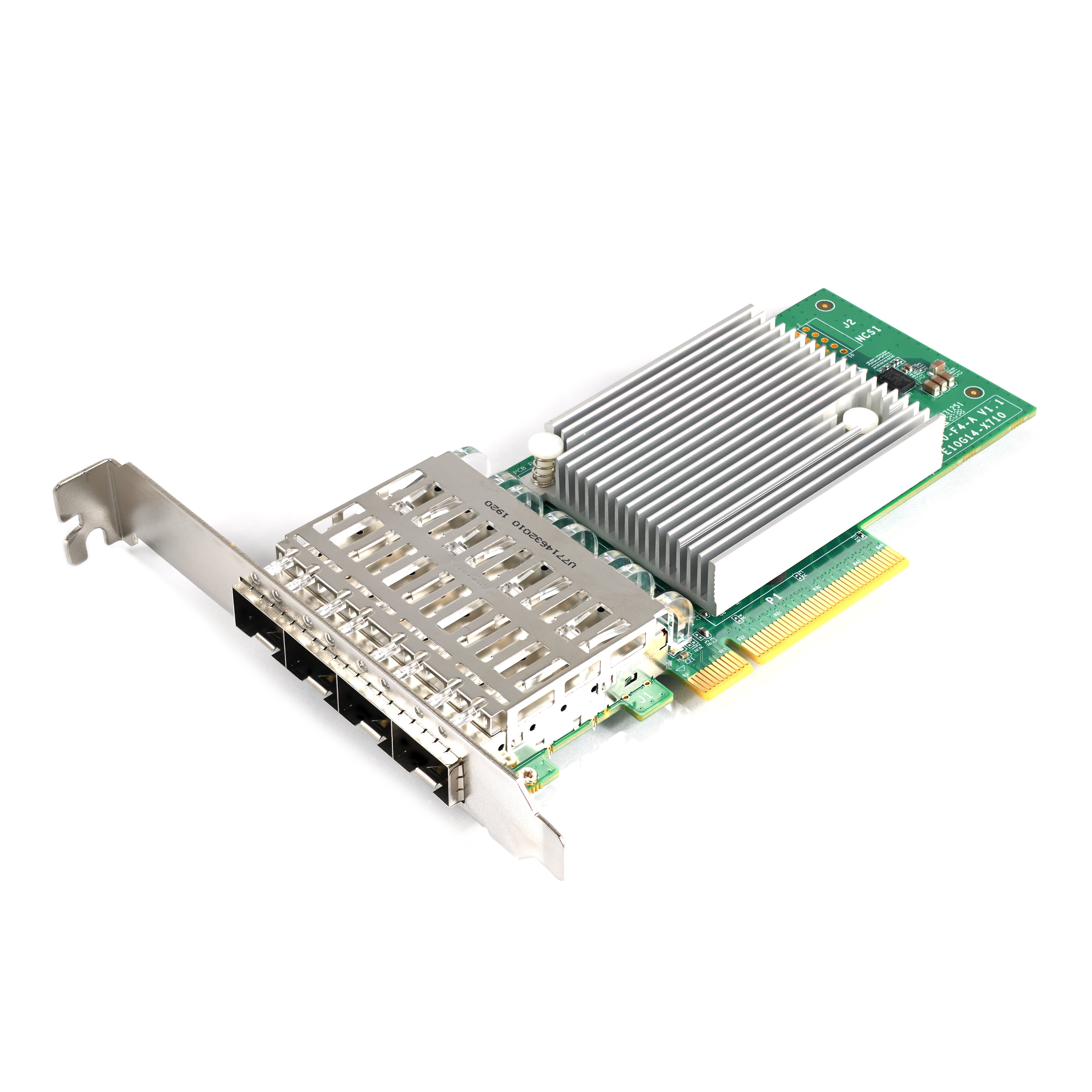 10Gtek XL710 10G 4S X8 Intel XL710 BM1 Quad Port 10GB SFP+ PCIe Network Interface Card for High-Speed Data Transfer, Server, and Data Center Applications