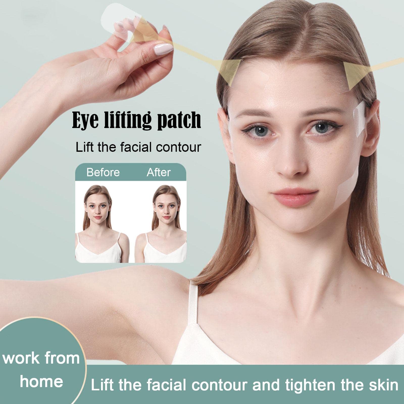 Invisible Silicone Face Lift Tape - V-Shape Chin & Jaw Contouring Strips for Instant Slimming & Lifting | Reusable Beauty Face Lift Tools for Special Occasions & Daily Makeup