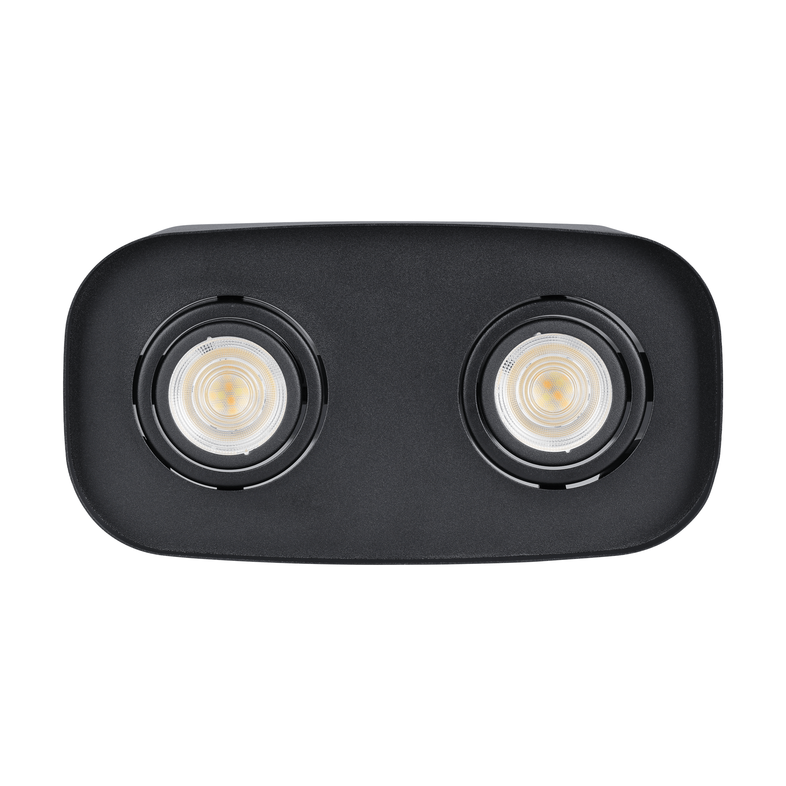 Eglo Connect Caminales Z 2-Light Smart Square Black Flush Mount Ceiling Light - Modern Lighting for Bedroom, Living Room & Kitchen
