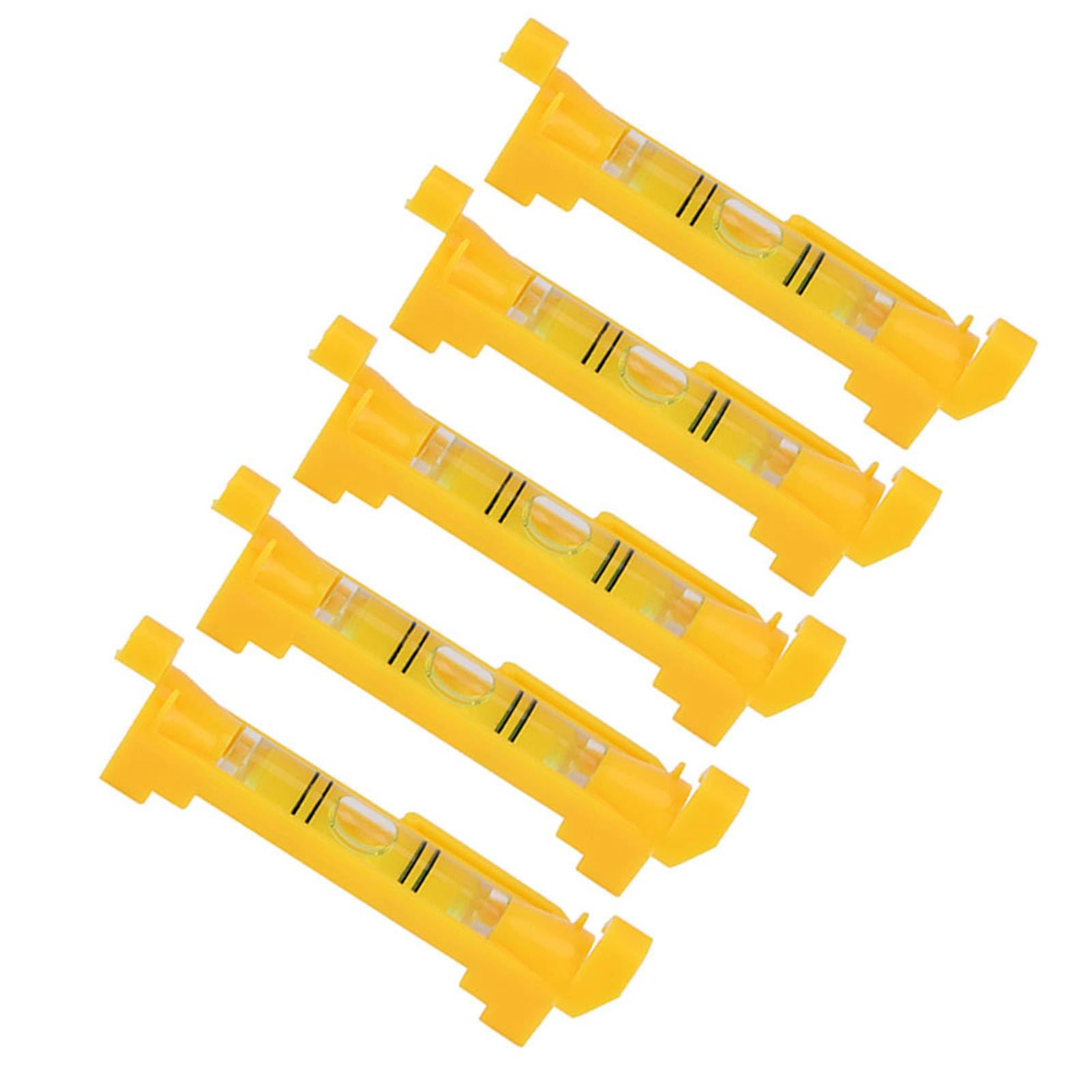 5pcs Rope Bubble Hanging Line with Leveler - Builders Line String & Pins for Bricklaying, Masonry, Construction - Perfect for DIY Projects, Wall Alignment, Tile Installation