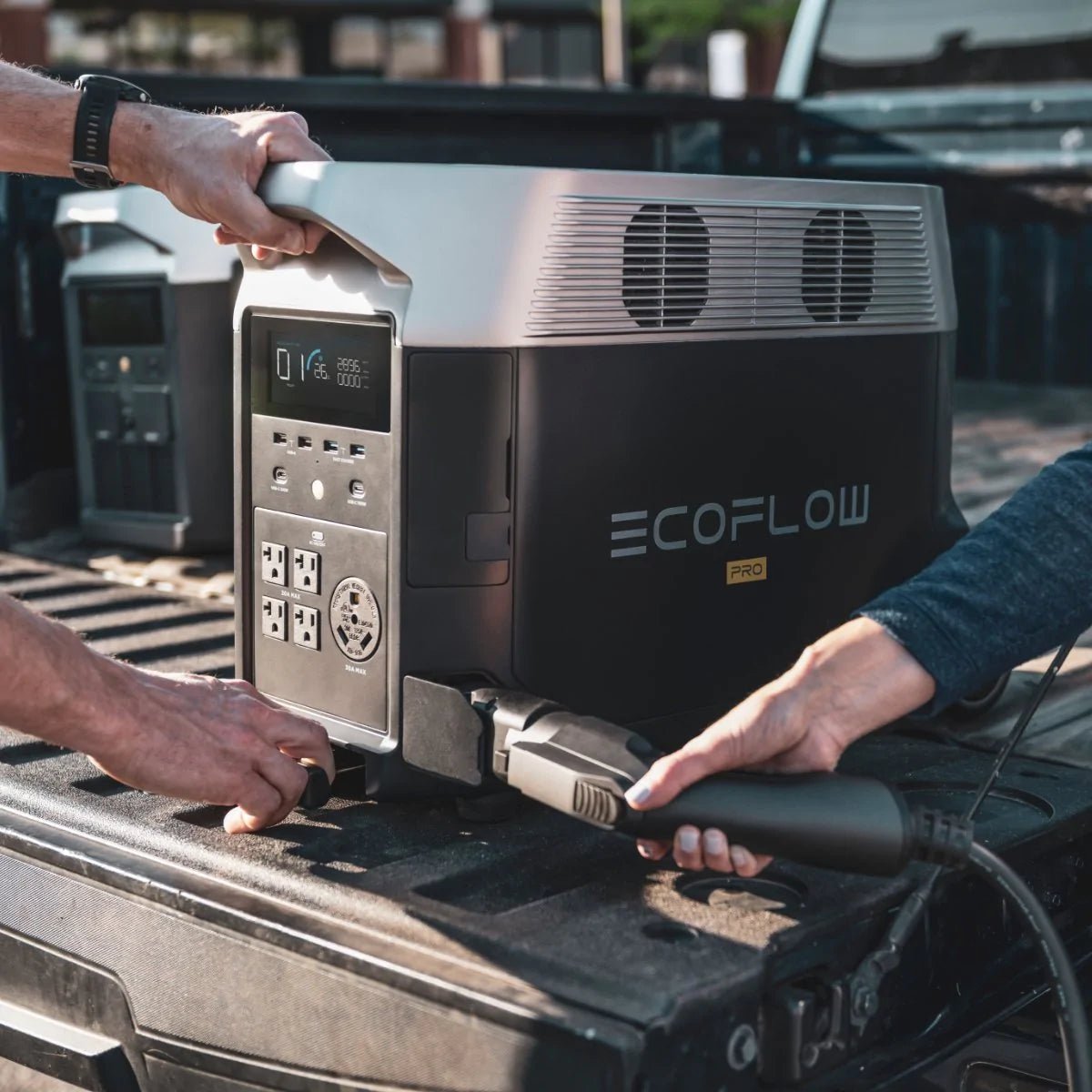 EcoFlow EV X Stream Adapter for DELTA Pro Portable Power Station - Fast Charging, Solar Generator Compatible - Perfect for Camping, RV Trips & Emergency Power Backup