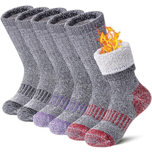 3 Pairs-black Purple Red