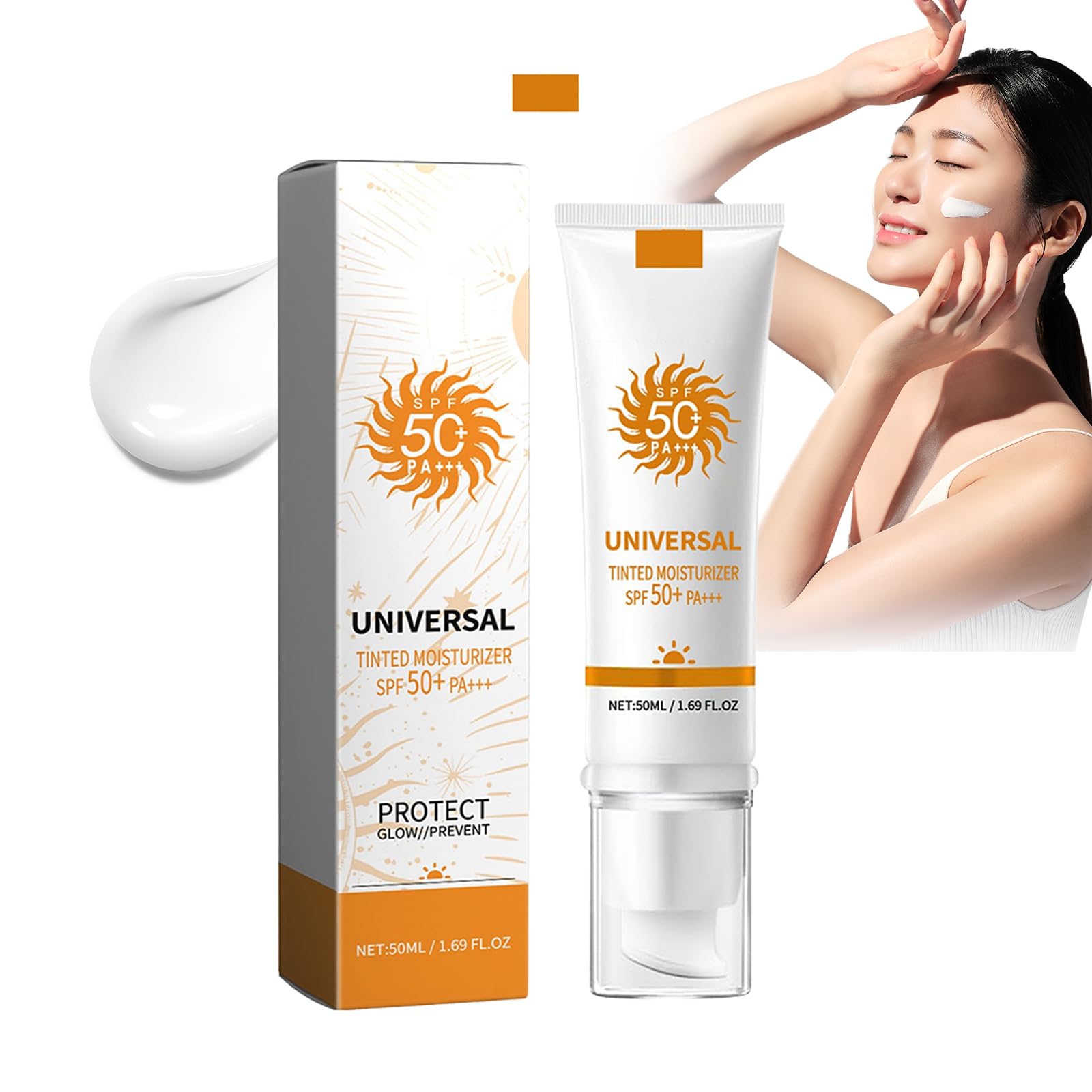 SPF 50 Mineral Sunscreen for Face & Body - Sensitive Skin & Sports Use - Travel Size 1.7oz