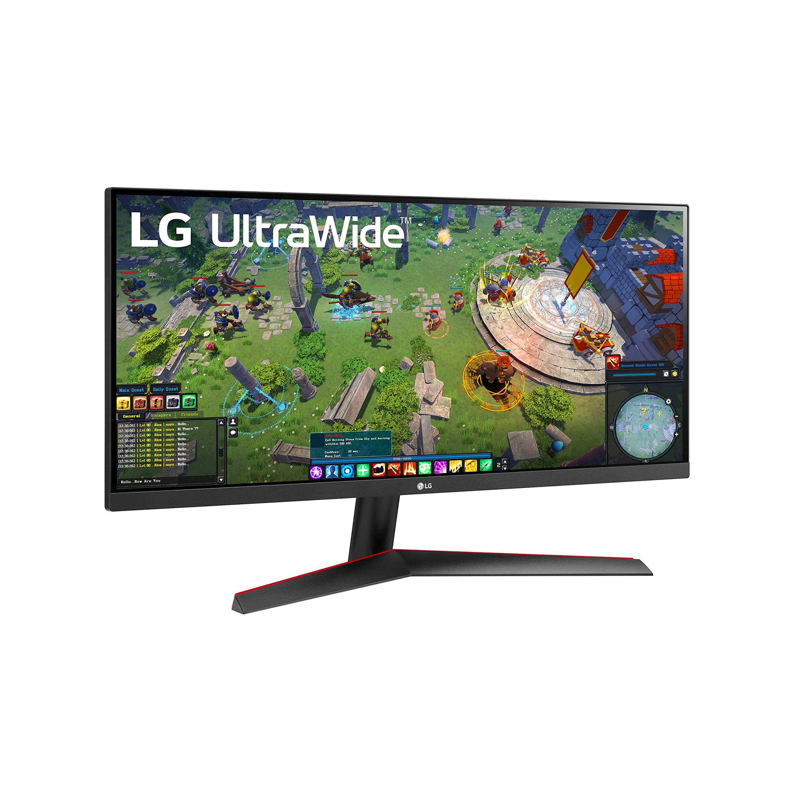 LG 29WP60G-B 29-Inch UltraWide Monitor - 21:9 FHD IPS Display (2560x1080), 99% sRGB, HDR 10, USB-C, 3-Side Borderless Design - Perfect for Home Office, Gaming & Multitasking - Black
