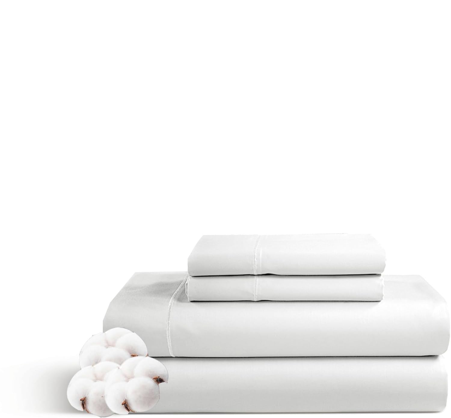 Premium 500 Thread Count 100% Egyptian Cotton 4-Piece Sheet Set - Full/Double Size (54