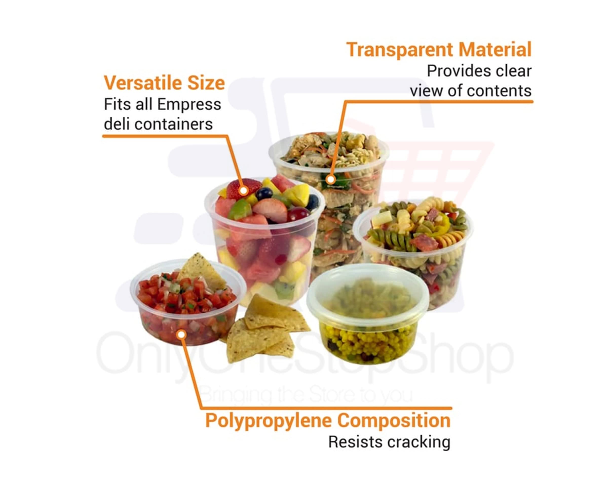 32oz Leakproof Deli Containers with Lids - 72 Sets BPA-Free Plastic Food Storage Cups, Clear Airtight Takeout Containers for Meal Prep, Leftovers, Restaurant & Catering | Microwave & Freezer Safe, Reusable Disposable Containers
