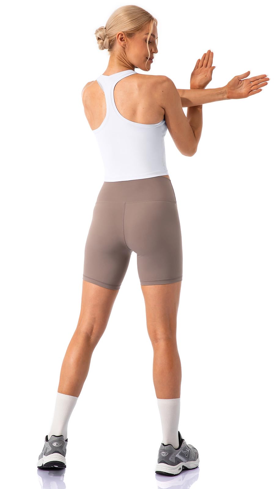 Lavento Women's Racerback Workout Tank Top - Breathable Yoga Shirt for Gym, Running & Active Wear - Sleeveless Athletic Shirts for Women's Fitness & Sports