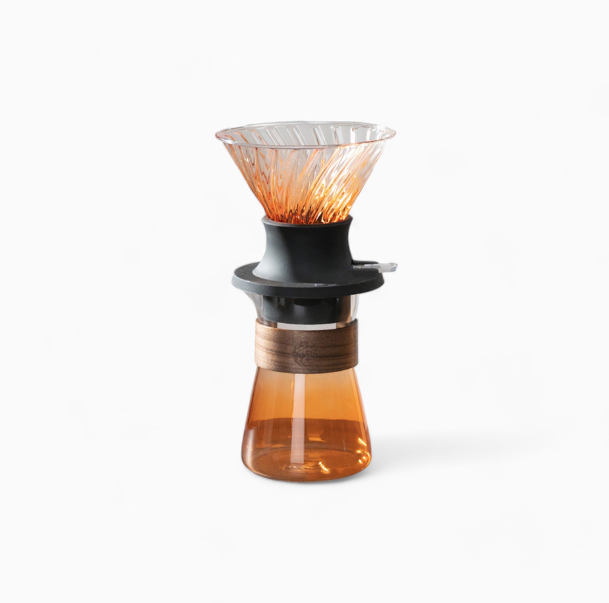 Premium V60 Pour Over Coffee Maker Set with Glass Dripper - Perfect for Home Baristas & Specialty Coffee Lovers - Ideal for Morning Brews & Coffee Tasting Sessions