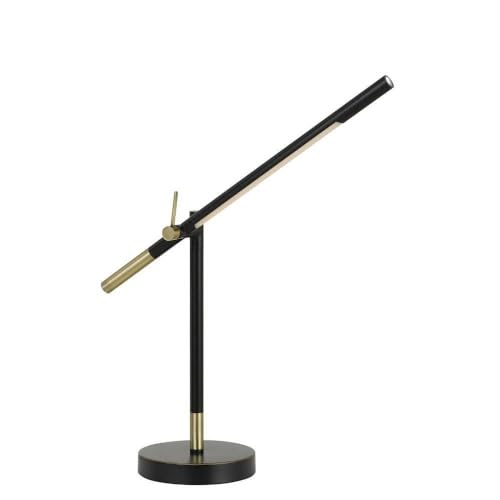 Virton 10W LED Desk Lamp - 780 Lumen, 3000K Adjustable Brightness, Modern Metal Office Lighting for Study, Reading & Work