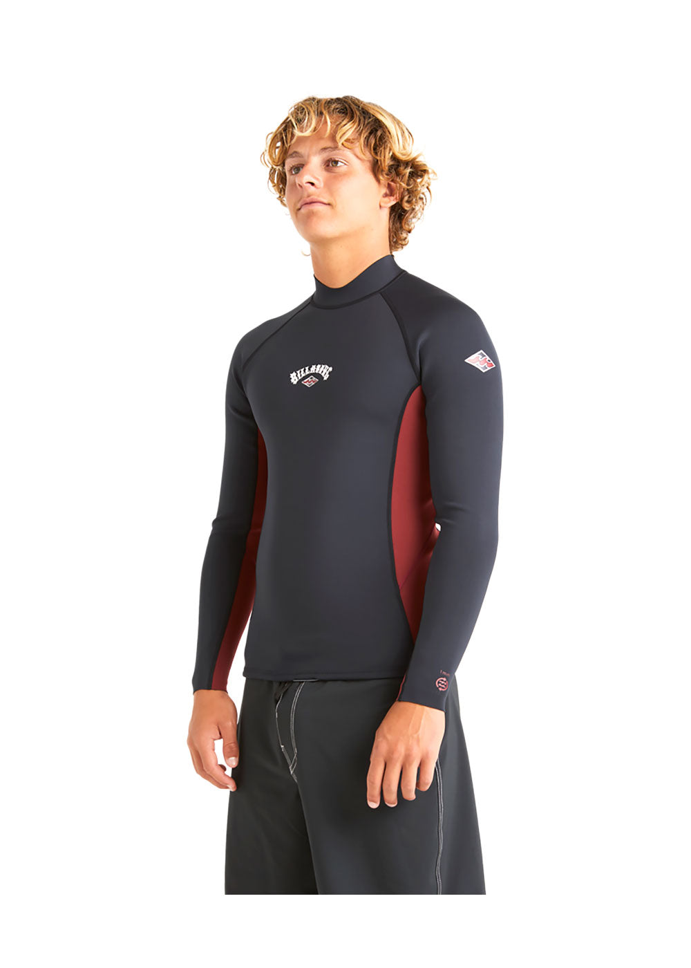 Billabong Men's Absolute Natural 1mm Long Sleeve Jacket - Perfect for Surfing, Swimming & Water Sports