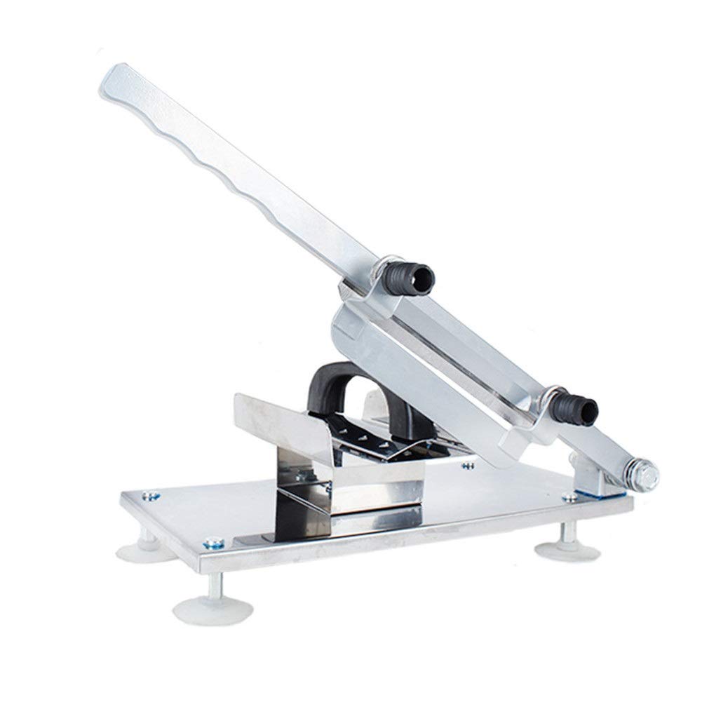 Premium HJWL Beef & Mutton Roll Meat Slicer - Commercial & Household Manual Frozen Meat Cutting Machine with Cheese Food Planer | Perfect for Deli Shops, Butcheries & Home Kitchen Use