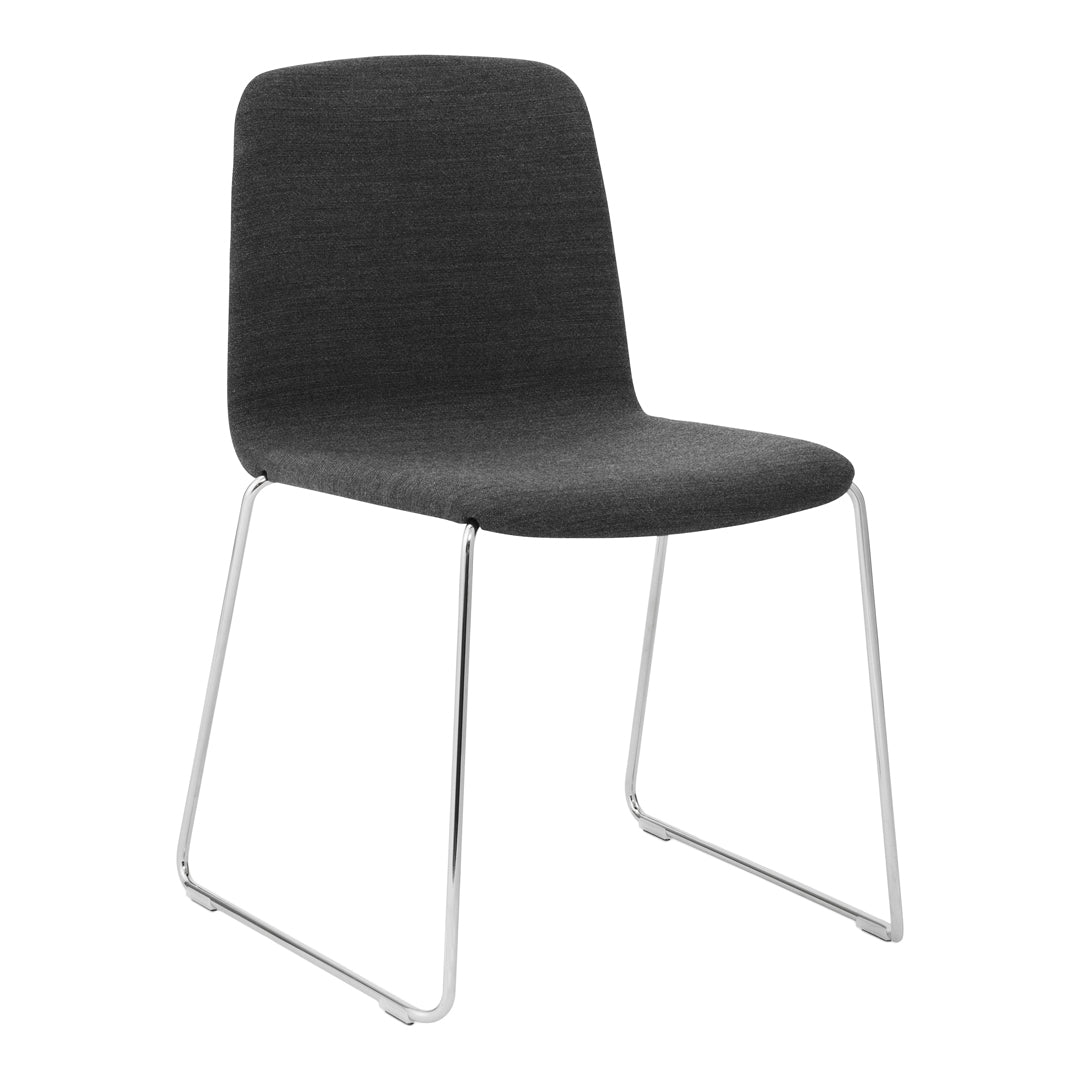Just Chair - Premium Steel Fully Upholstered Stackable Chair for Office, Dining Room & Conference | Durable & Comfortable Seating Solution