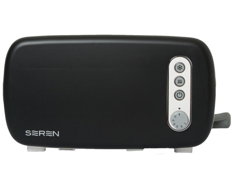 BergHOFF Seren 2-Piece Side Loading Toaster with Black Panel - Perfect for Breakfast, Brunch & Small Kitchens | Compact & Stylish Countertop Appliance
