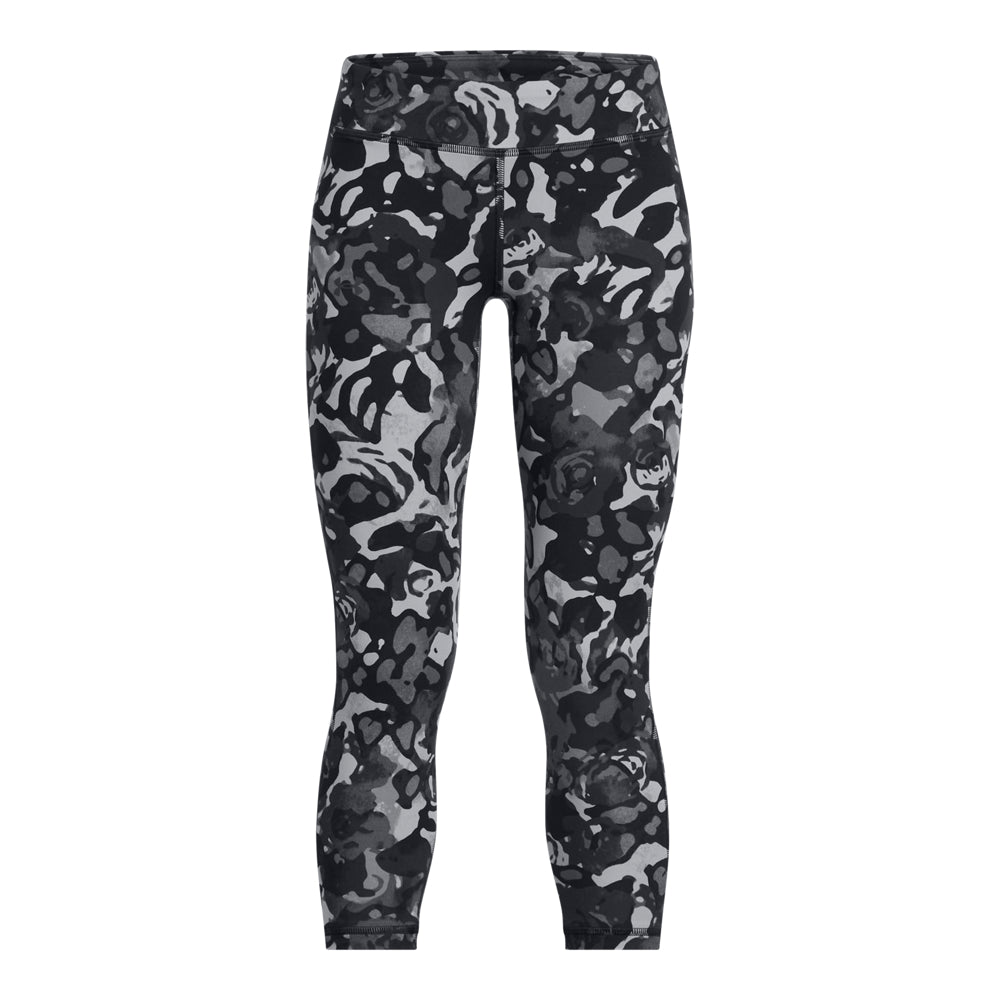 Under Armour Girls' Printed Motion Crop Top - Breathable & Moisture-Wicking Athletic Shirt for Running, Yoga & Sports Training