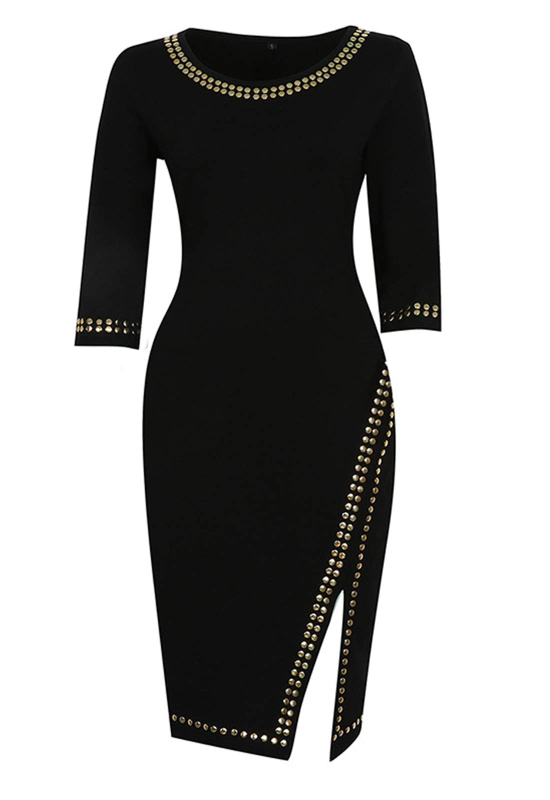Elegant Women's Business Pencil Dress - Retro Cocktail & Office Wear for Work, Parties & Casual Outings
