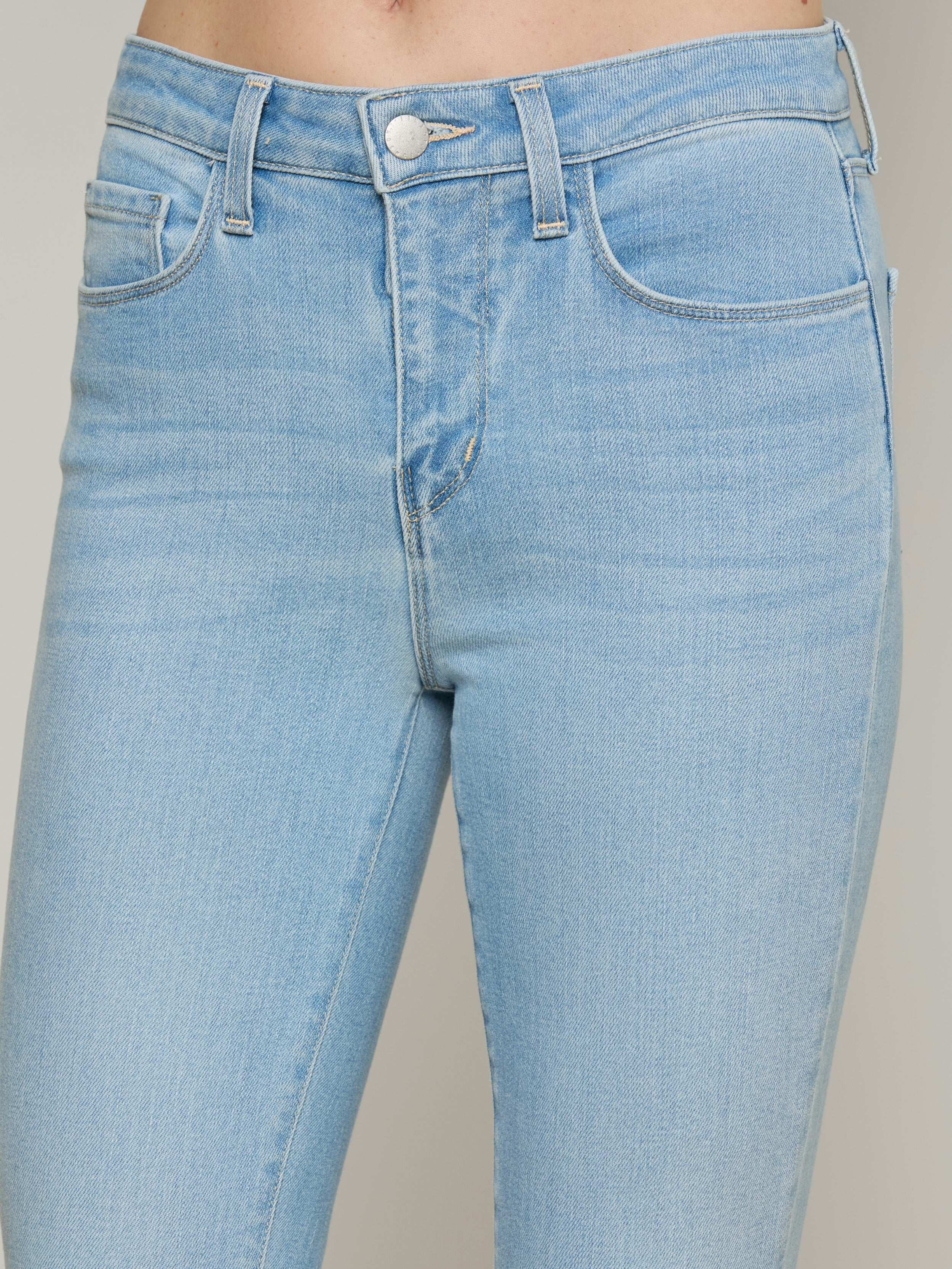 Margot High Waist Cropped Skinny Jeans for Women - Stretchy Denim Pants with Slim Fit & Ankle Length - Perfect for Casual Outfits, Date Nights and Office Wear