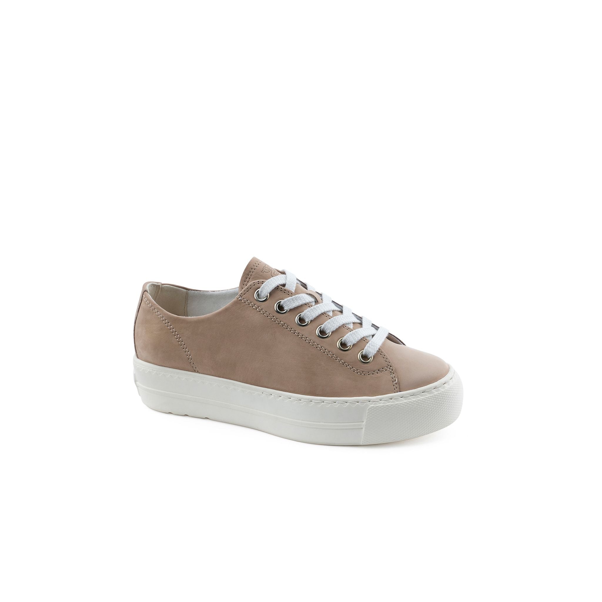 PAUL GREEN Women's Tan Platform Sneakers 4790 - Comfortable Casual Shoes for Walking, Work & Everyday Wear