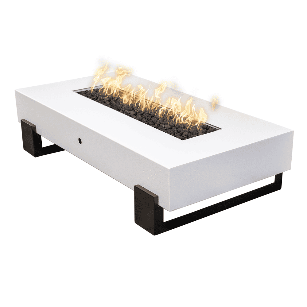 Powder Coated Baja Metal Outdoor Fire Pit Table - Perfect for Backyard, Patio, and Garden Gatherings
