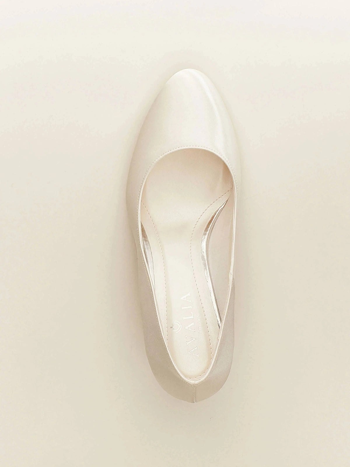 Elegant Ivory Satin Low Heel Wedding Shoes for Bride - Comfortable Block Heel Bridal Shoes - Perfect for Wedding Ceremony, Reception & Formal Events