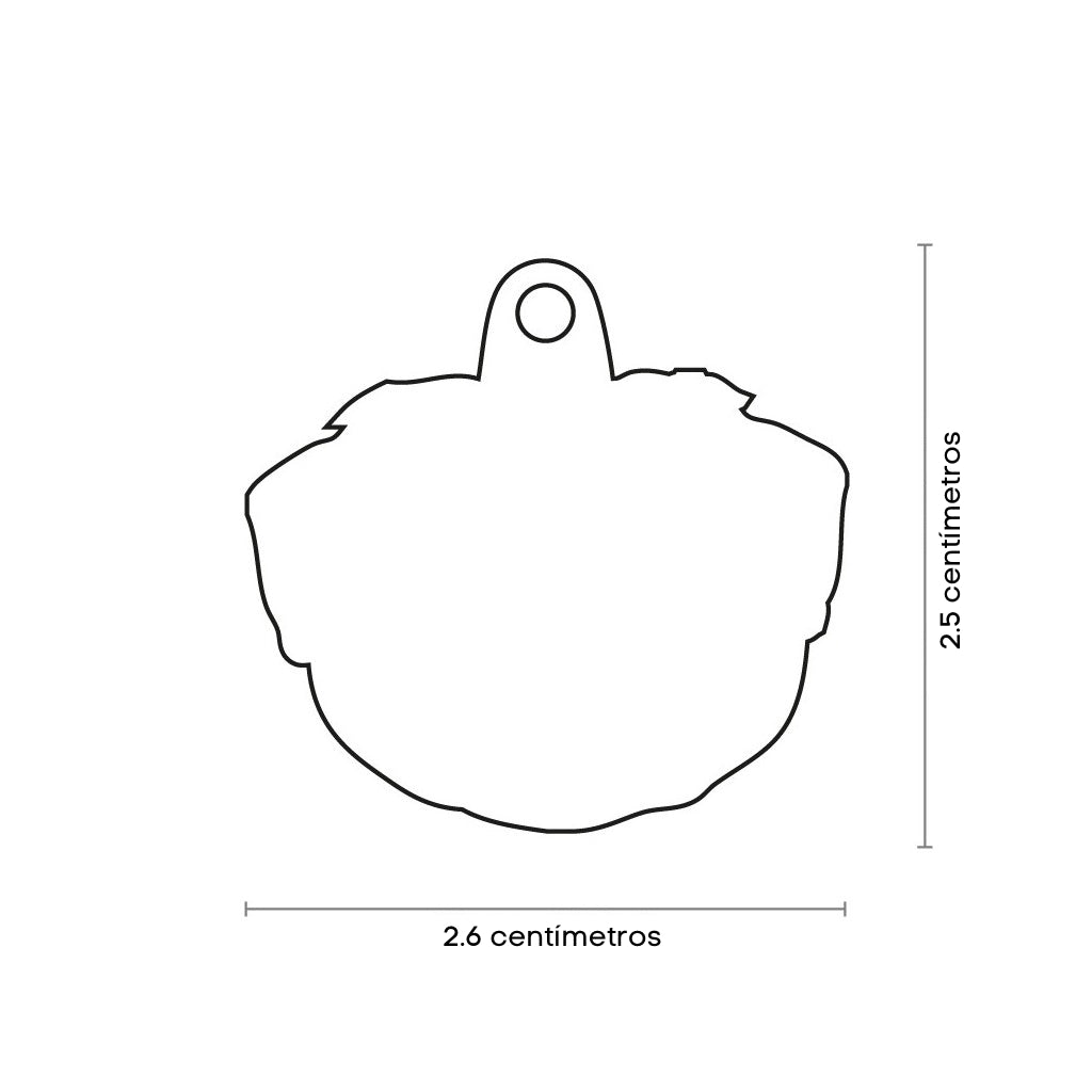 Black Pug Shaped Dog ID Tag - Personalized Pet Name & Phone Number - Perfect for Small & Medium Dogs, Collars & Harnesses