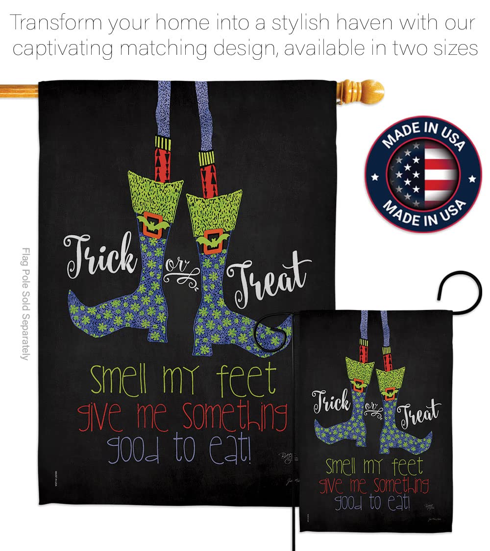 Halloween Garden Flag - Fall Decor for Outdoor & Indoor