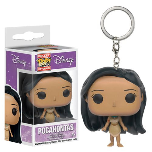 Disney Pocahontas Pocket Pop! Vinyl Keychain - Cute Collectible Figure for Bags, Keys & Backpacks - Perfect Gift for Disney Fans & Movie Lovers