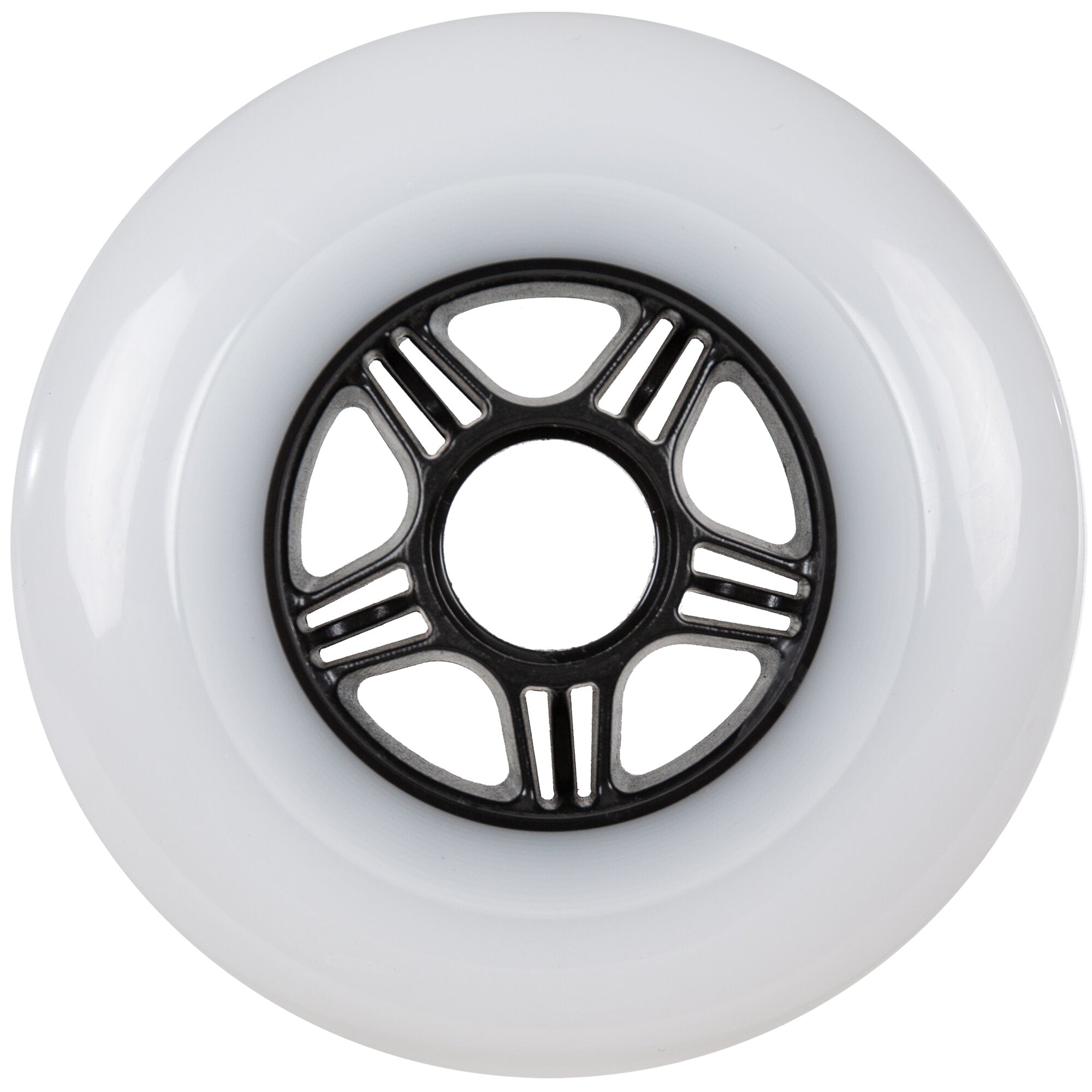 100/85A White Raw Skateboard Wheels - High-Performance for Street & Park Skating - Perfect for Tricks & Smooth Rides