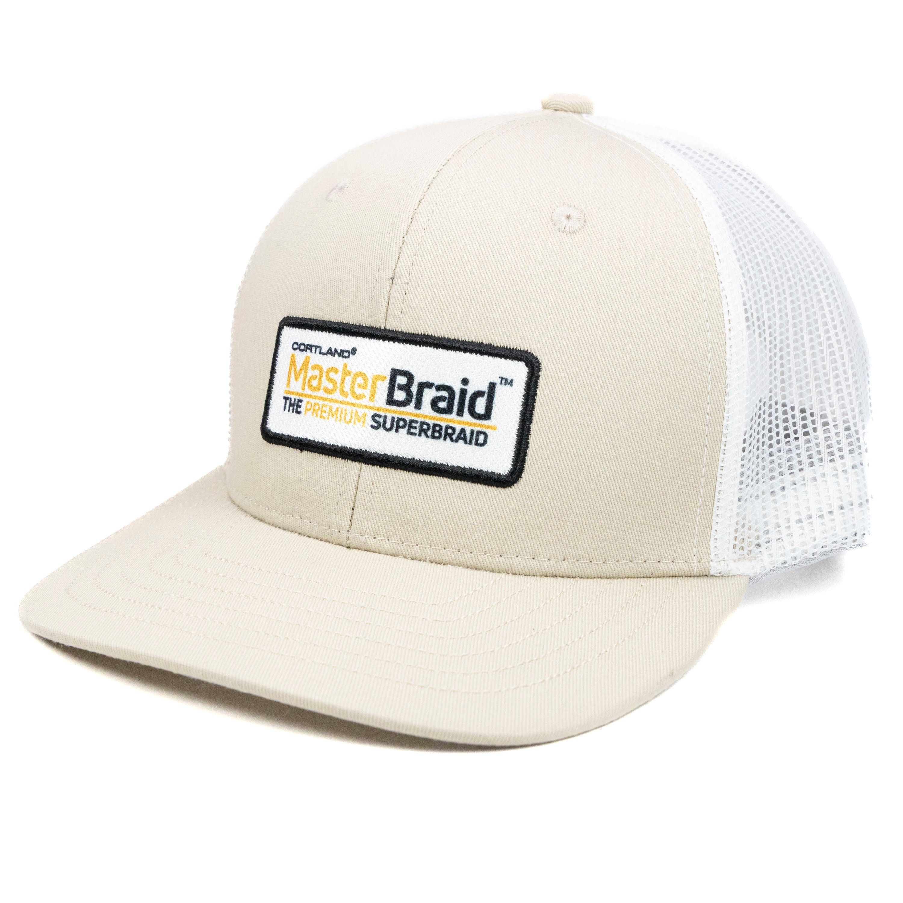 Master Braid Trucker Hat - Classic Tan Adjustable Baseball Cap for Men & Women - Perfect for Outdoor Activities, Sports, and Casual Wear