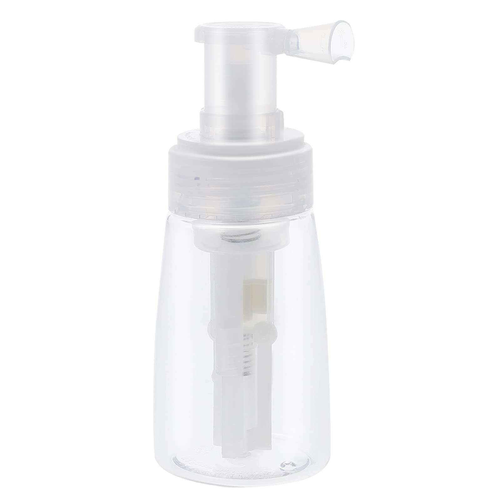 **Healifty 180ml Clear Refillable Powder Spray Bottle - Portable Fine Mist Pump Dispenser for Makeup, Cosmetics & Travel | Perfect for Loose Powder, Setting Spray & DIY Skincare**