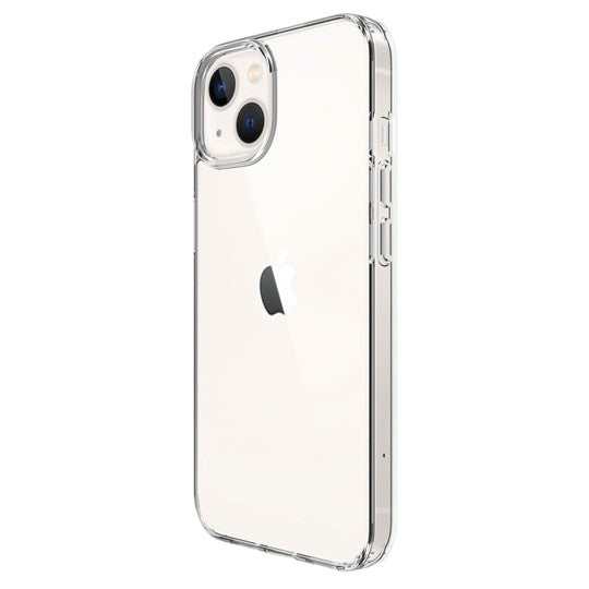 QDOS HYBRID Transparent Case for iPhone 13 - Slim Protective Cover with Shock Absorption | Perfect for Everyday Use, Outdoor Activities & Travel