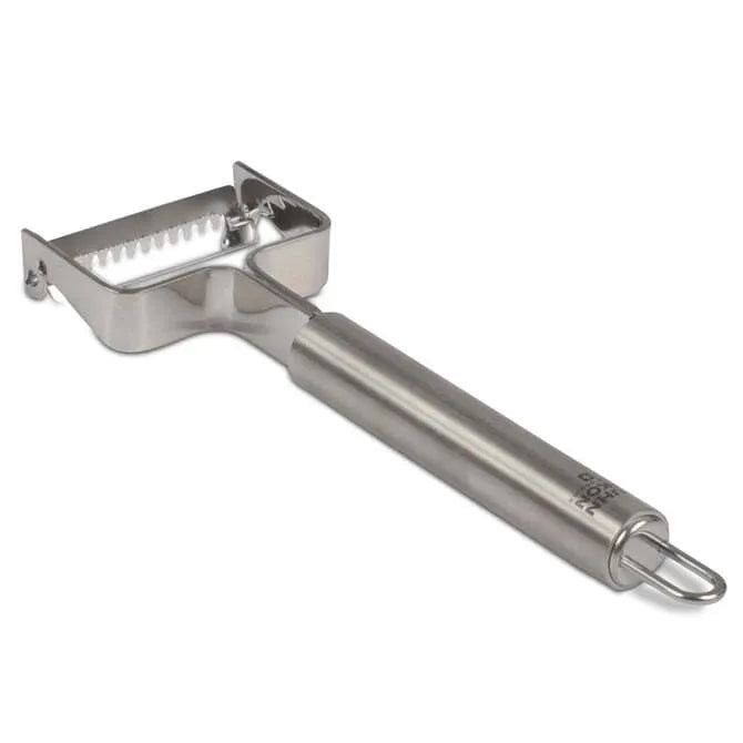 Kuhn Rikon Julienne Peeler - Stainless Steel Vegetable Slicer for Zucchini, Carrots & More - Perfect for Salads, Stir-Fry & Garnishing