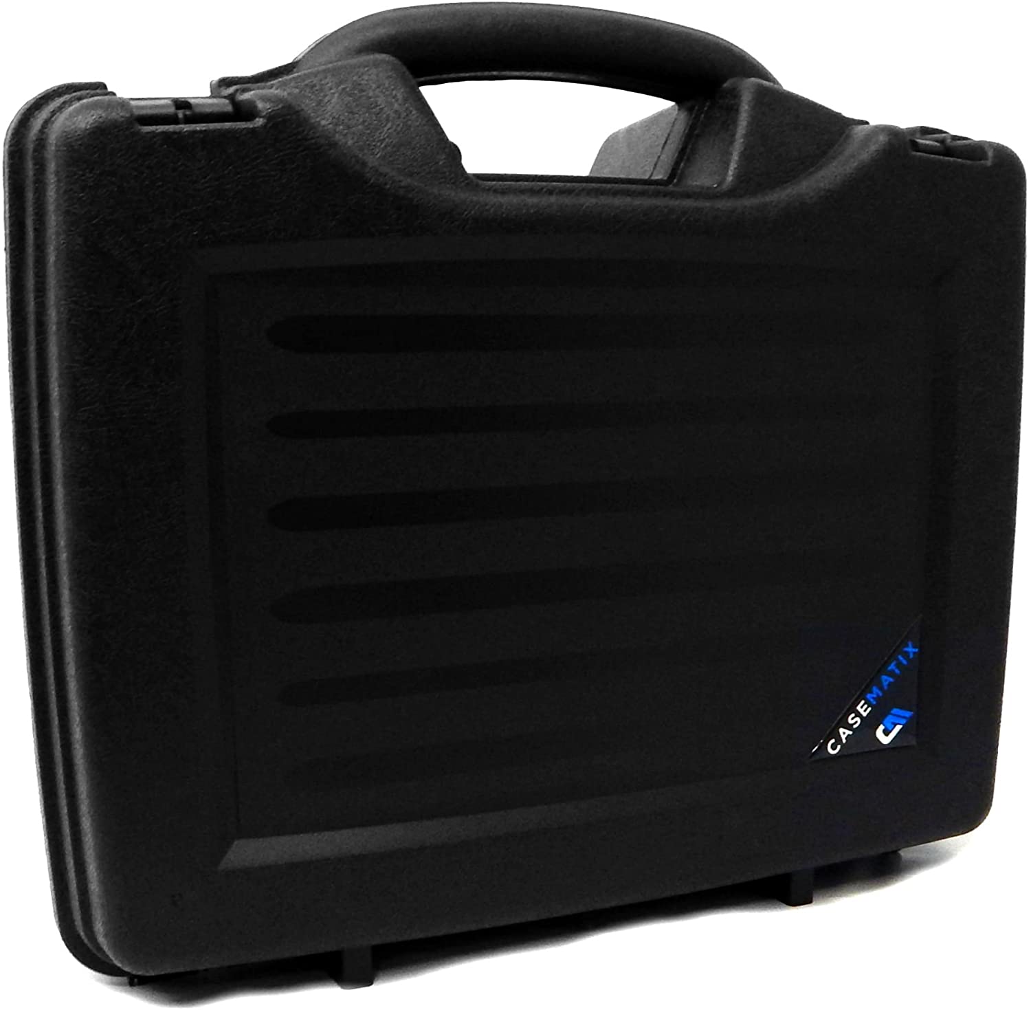 CASEMATIX Cardioid Dynamic Microphone Hard Case with Customizable Foam - Fits Shure SM58, SM57, Beta 58A, PG48, PGA58 - Durable Protection for Studio, Live Performances & Travel