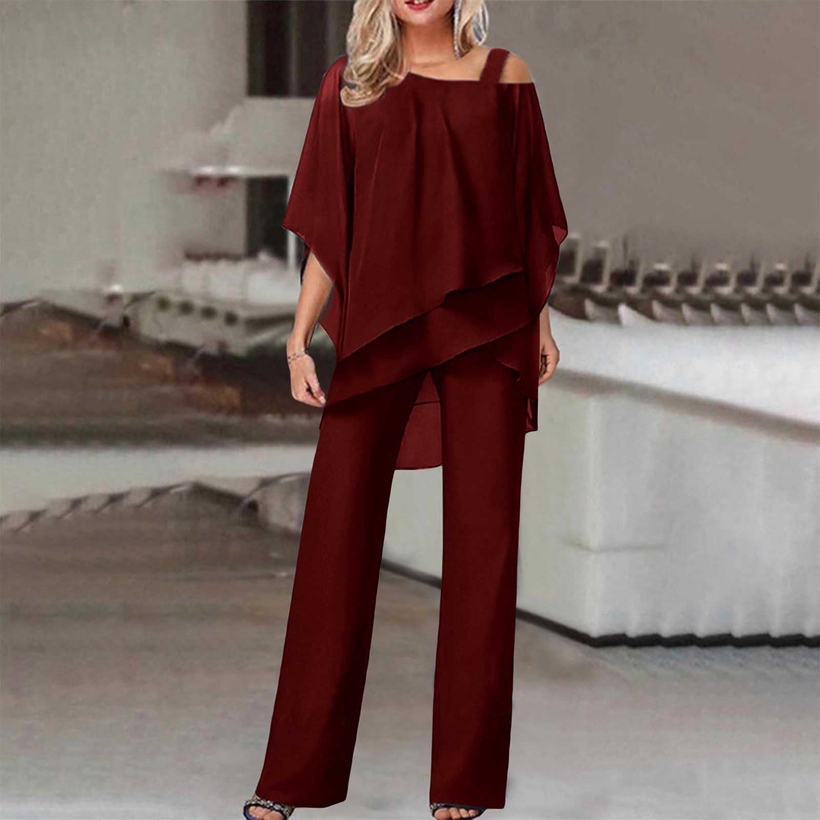 Women's Plus Size 2-Piece Pantsuit Set - Dressy Casual Business Office Work Outfit with Blazer & Pants in Blue (Size 3XL) | Perfect for Professional Meetings, Office Wear & Formal Events