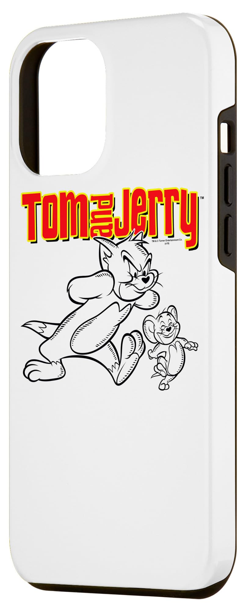 iPhone 12 Pro Max Tom and Jerry Cartoon Funny Phone Case - Durable Protective Cover for iPhone 12 Pro Max - Perfect Gift for Cartoon Lovers & Daily Use