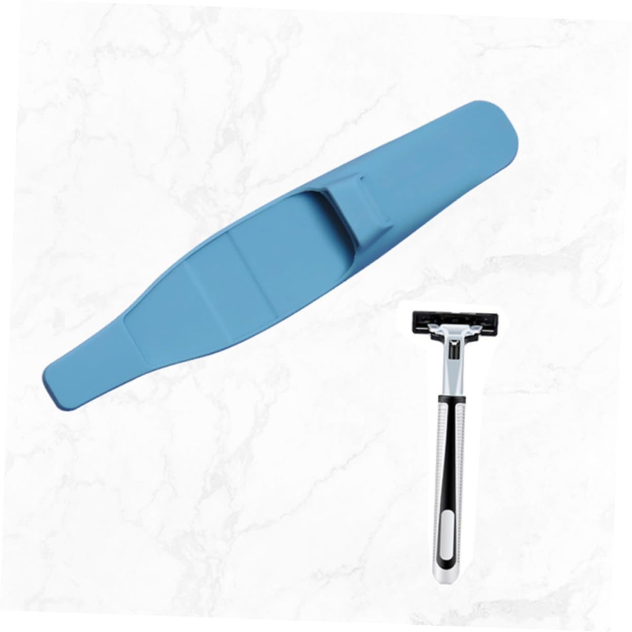 Premium Silicone Razor Travel Case - Waterproof Safety Razor Cover & Organizer for Men - Perfect for Gym, Travel, and Home Storage