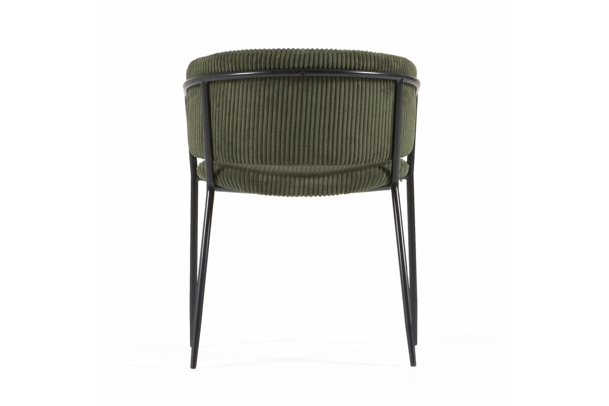 Como Karlo Armchair - Modern Accent Chair for Living Room, Bedroom & Office - Stylish Upholstered Lounge Chair with Wooden Legs - Perfect for Relaxing, Reading & Decorating Your Home