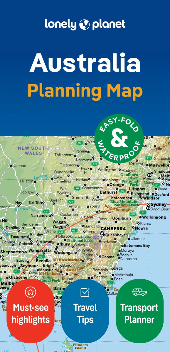 Lonely Planet Travel Maps - Detailed World & Regional Maps for Backpacking, Road Trips & Adventure Travel | Perfect for Hiking, Camping & International Exploration