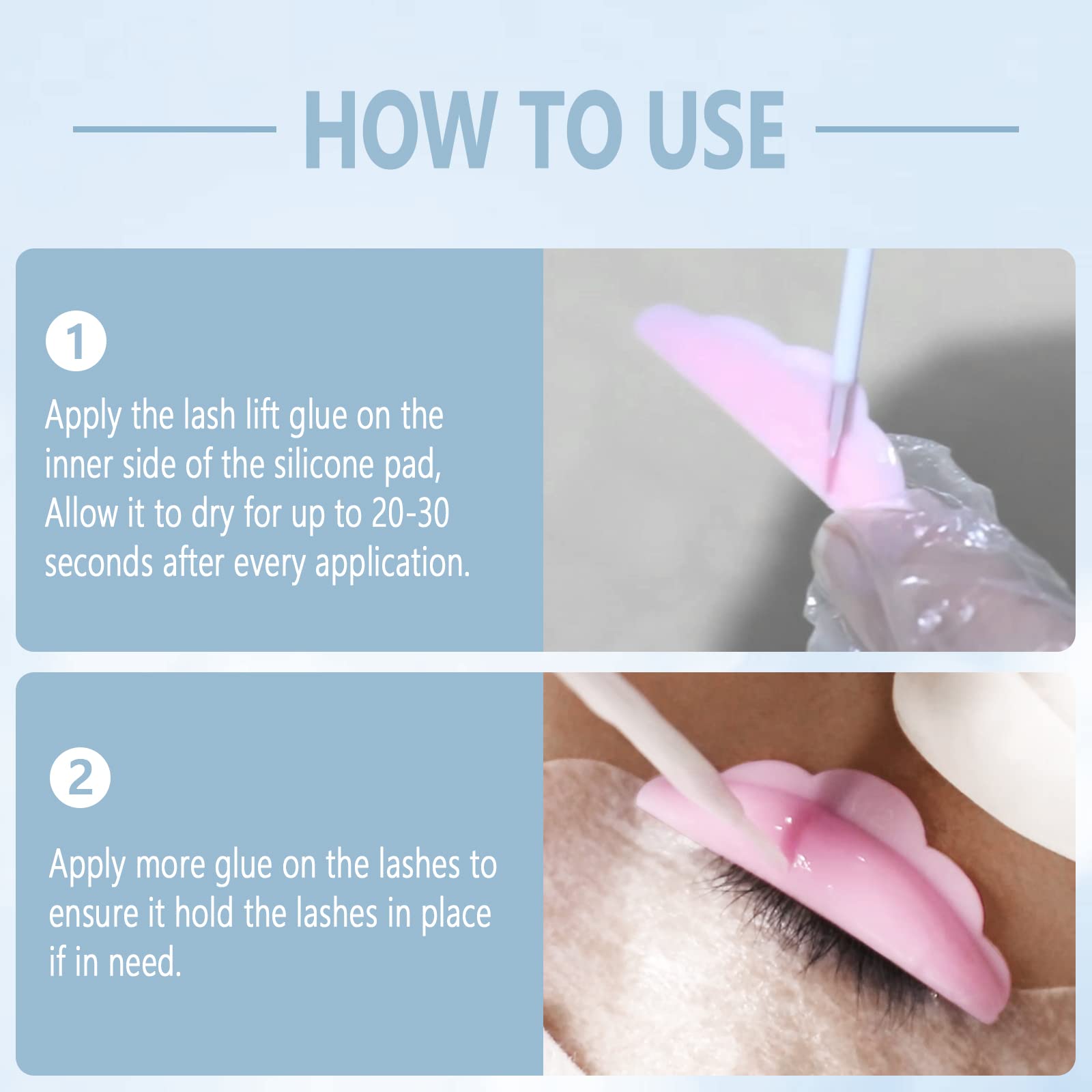 Professional Lash Lift Glue - Strong Hold Eyelash Perm Adhesive for Lash Lifting & Curling - 1PC - Perfect for Salon & Home Use (Great for Lash Extensions & Natural Lash Enhancement)
