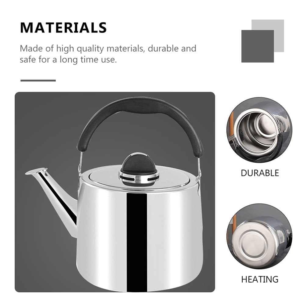 Premium Stainless Steel Whistling Tea Kettle for Gas Stove - Thickened Universal Water Boiling Pot for Home & Kitchen - Perfect for Making Tea, Coffee, and Hot Beverages