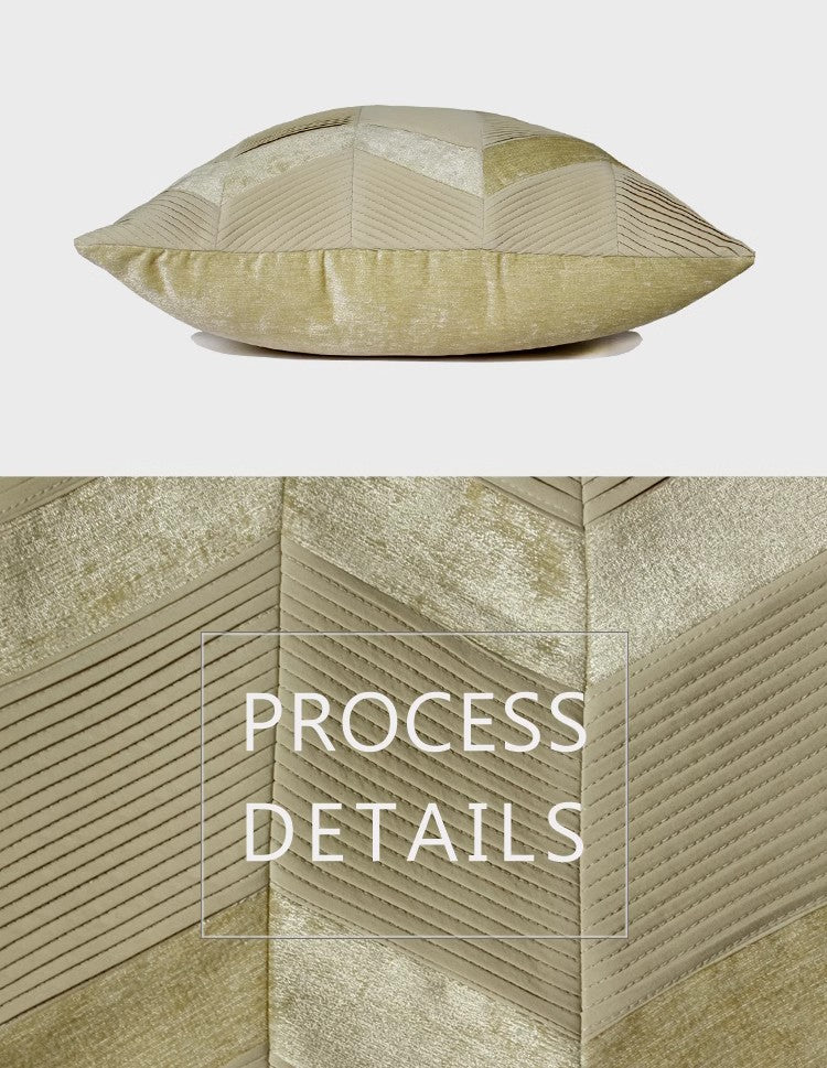 Modern Yellow Decorative Pillows for Living Room & Couch - Soft Sofa Cushion Covers with Stylish Design - Perfect for Home Decor, Lounge Relaxation and Interior Styling