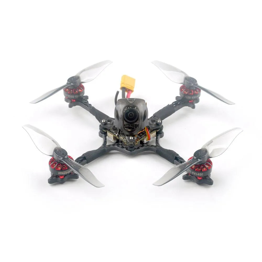 Happymodel Crux3 3 Inch Brushless FPV Drone - 1-2S Toothpick Quadcopter with Frsky SPI, Flysky SPI, DSM2/X SPI, RXSR & TBS Receiver - Perfect for Indoor Racing, Freestyle Flying & FPV Drone Training