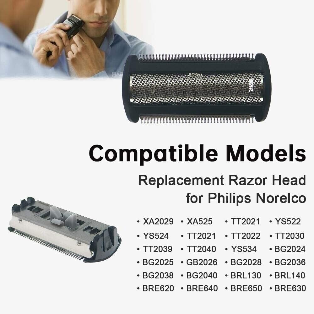 Philips Norelco TT2021 YS522 YS524 Replacement Shaver Foil Head - Easy to Install & Remove - Perfect for Travel & Daily Shaving