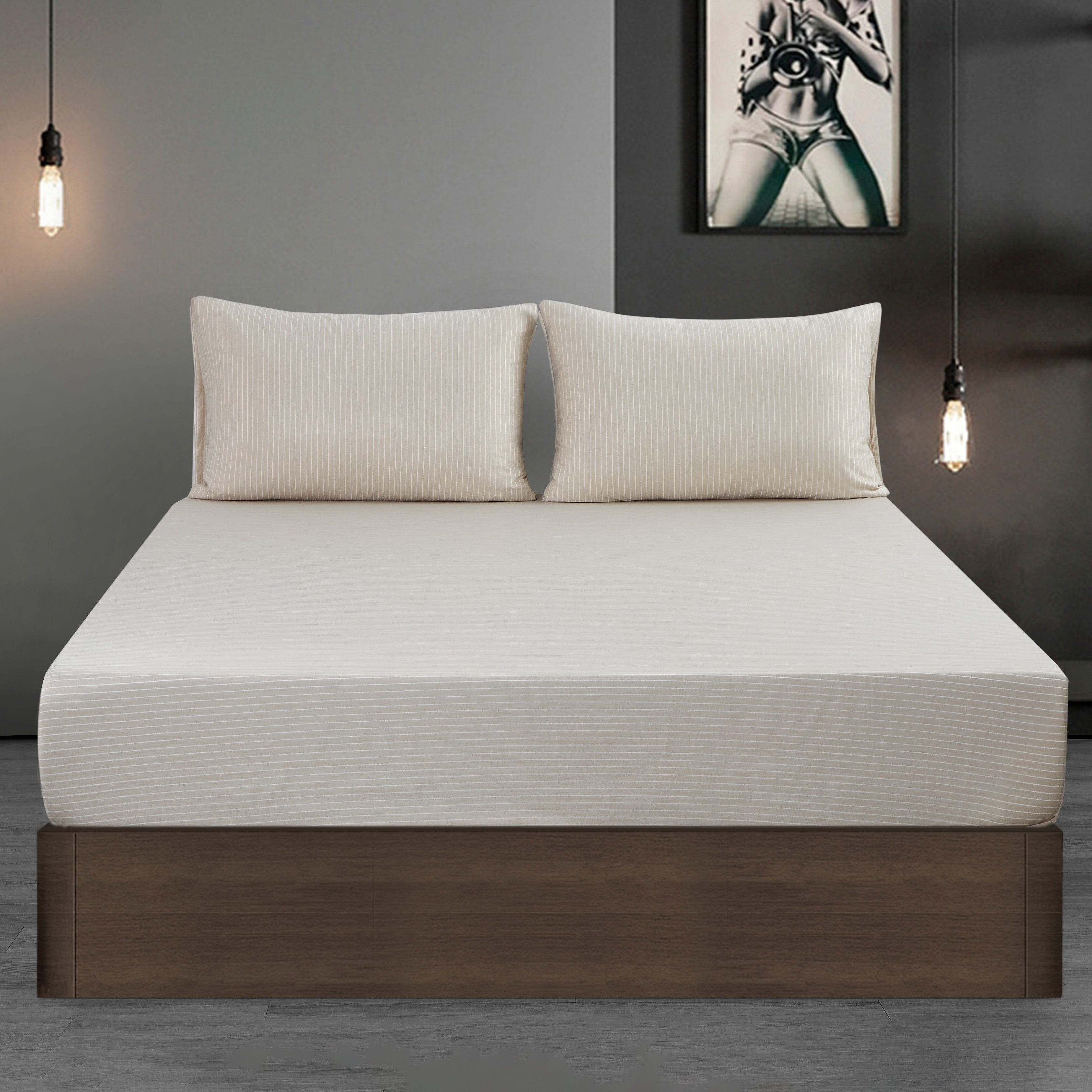 Holy Sheets™ Premium Dolomite Bedding Set - Queen Size, Ultra Soft & Breathable Sheets, Pillowcases & Duvet Cover - Perfect for Luxury Hotels, Airbnb & Cozy Home Bedrooms