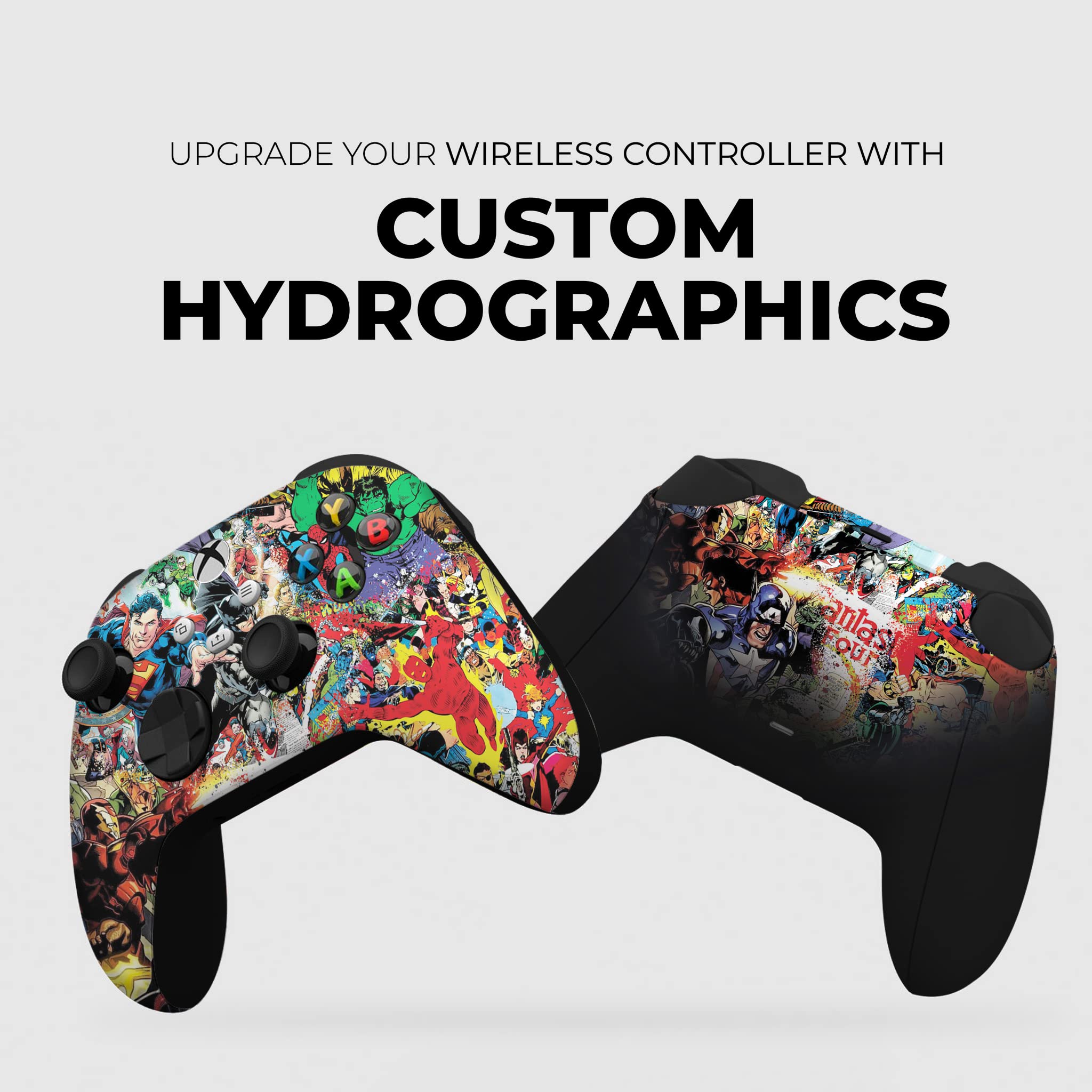 Custom Wireless Xbox Controller for Xbox One & Series X/S - Permanently Hydro-Dipped Comic Design (Not Just a Skin) | Made in USA | Perfect for Gaming, Collecting & Gift Giving