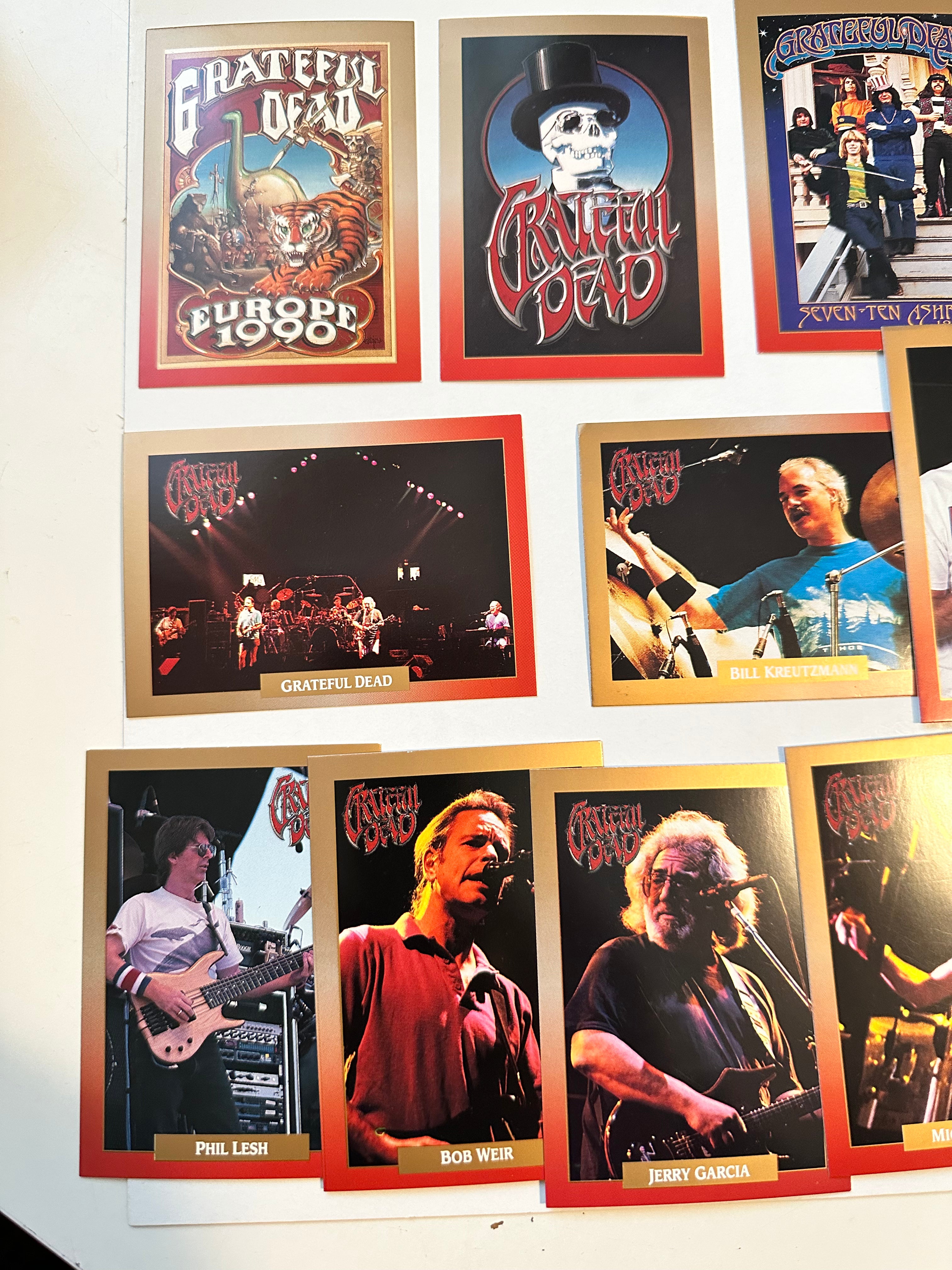 Rare 1991 Grateful Dead Insert Trading Cards Set - Limited Edition Collectible for Music Fans & Memorabilia Enthusiasts - Perfect for Display, Gifts, and Nostalgic Decor